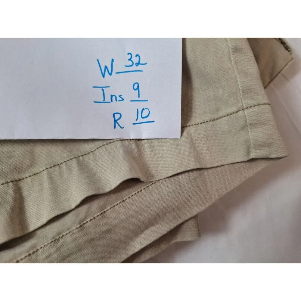 FAHERTY All-Day Shorts Mens Sz 31 Beige Stretch Chino 9